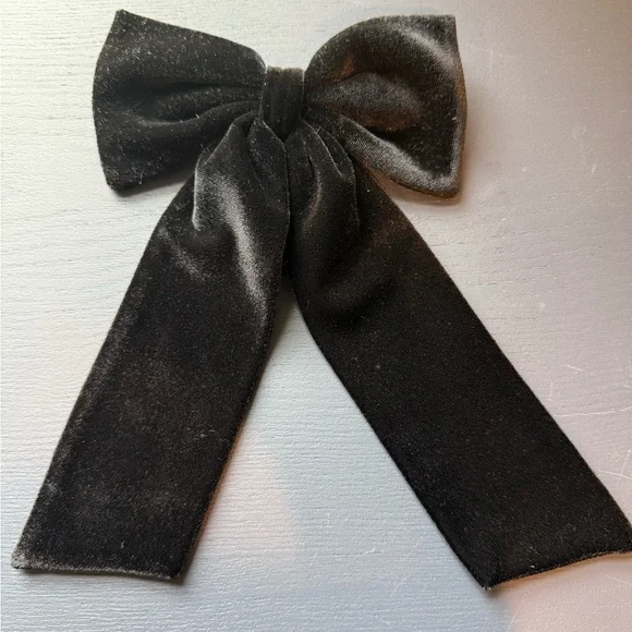 Hair Bow Set - J. Crew, Club Monaco - Black, Gray, and Plaid - Picture 2 of 5